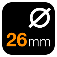 Rozsah střihu 26 mm