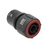 FiberComp Quick hose connector 19 mm (3/4") STOP